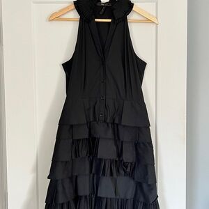 BCBGMaxAzria Black Tiered Dress